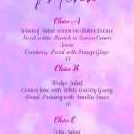 Prix Fixe Menu Examples Pertaining To Prix Fixe Menu Template