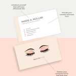 Professional Freelance Makeup Artist Business Card Template – Word For Freelance Business Card Template