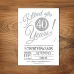 Retirement Announcement Template / 38 Professional Retirement Pertaining To Retirement Flyer Template Free