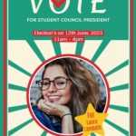 School Election Flyer Template Free | Professional Business Template Throughout Vote Flyer Template
