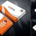 Simple Business Card By Ishaq | Codester For Business Card Template Photoshop Cs6