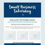 Small Business Saturday Promotion | Snapretail With Business Promotion Email Template
