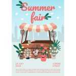 Summer Fair Brochure Template By Ruslan On Dribbble Regarding Summer Fair Flyer Template