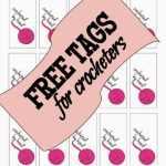The Funky Felter: Free Crocheted By Hand Tags Or Labels Printable For Craft Label Templates
