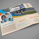 Traveling Tri Fold Brochure Design Template Free Psd – Graphicsfamily With Regard To Three Fold Flyer Templates Free