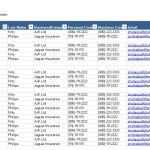 Vendor Contact List Templates – Best Samples Inside Free Business Directory Template