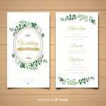 Wedding Menu Template Vector | Free Download Inside Wedding Menu Templates Free Download