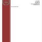 Word: Law Firm Letterhead Template Microsoft Word Inside Microsoft Office Letterhead Templates